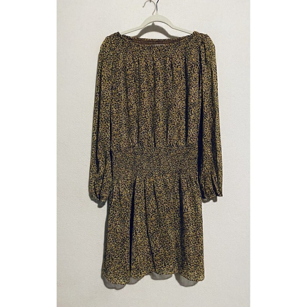 Textile Elizabeth and James Dress Womens Medium Speckled Metallic Smocked Boho